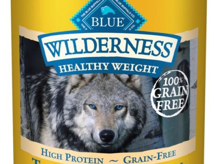 Blue Buffalo Wilderness Healthy Weight Grain Free Turkey & Chicken Grill Adult Canned Dog Food Online now