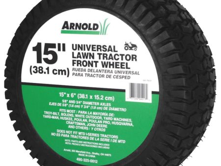 Arnold 15 In. Universal Lawn Tractor Mower Wheel Online Hot Sale