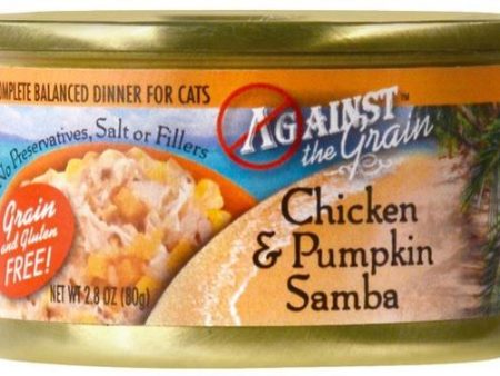 Against the Grain Chicken and Pumpkin Samba Canned Cat Food For Sale