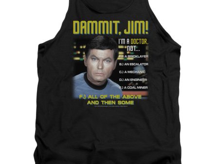 STAR TREK : ALL OF THE ABOVE ADULT TANK BLACK MD For Cheap