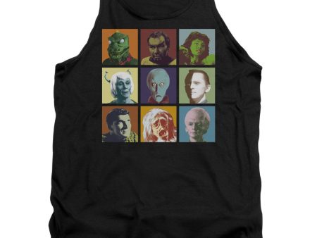 STAR TREK : ALIEN SQUARES ADULT TANK BLACK MD For Discount