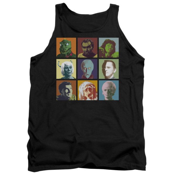 STAR TREK : ALIEN SQUARES ADULT TANK BLACK MD For Discount