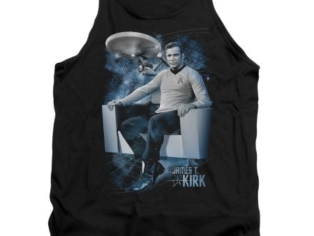 STAR TREK : CAPTAIN S CHAIR ADULT TANK BLACK XL on Sale