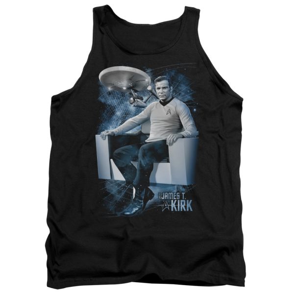 STAR TREK : CAPTAIN S CHAIR ADULT TANK BLACK XL on Sale