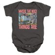 WHERE THE WILD THINGS ARE : COVER INFANT SNAPSUIT Charcoal SM (6 Mo) Supply