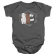 WE BARE BEARS : SELFIE INFANT SNAPSUIT Charcoal SM (6 Mo) Cheap