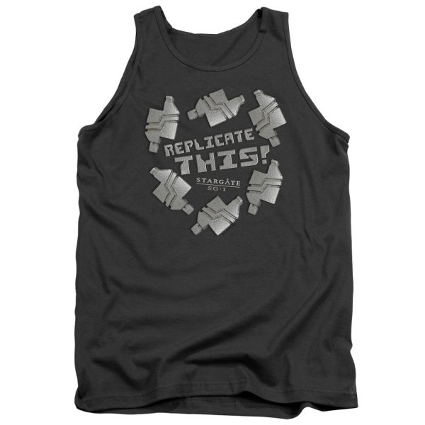 STARGATE SG1 : REPLICATE THIS ADULT TANK CHARCOAL XL For Discount