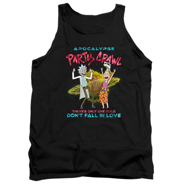 RICK AND MORTY : APOCALYPSE PARTY CRAWL ADULT TANK Black LG Online Sale