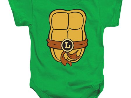 TEENAGE MUTANT NINJA TURTLES : LEONARDO CHEST INFANT SNAPSUIT Kelly Green SM (6 Mo) Online