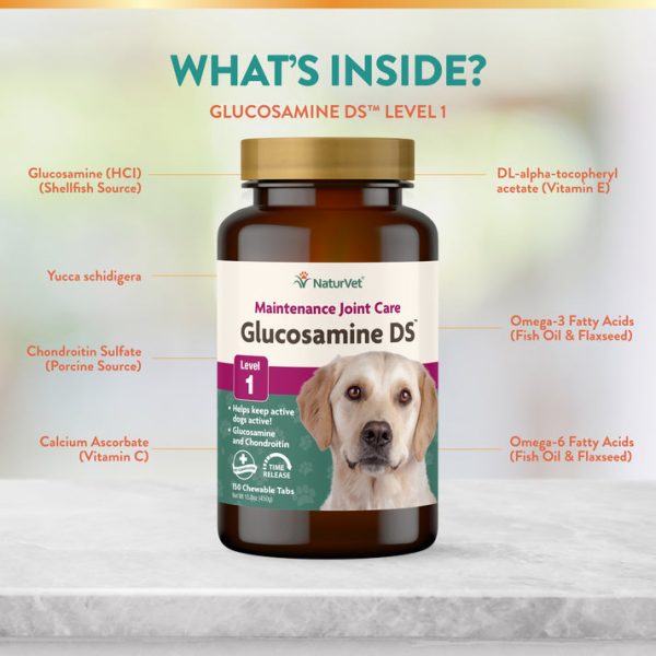 NaturVet Glucosamine DS™ Tabs For Sale