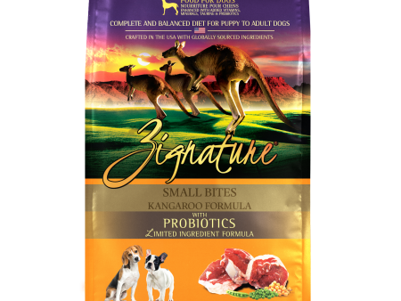 Zignature Small Bites Kangaroo Formula Dry Dog Food For Sale