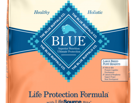 Blue Buffalo Life Protection Natural Chicken & Brown Rice Recipe Large Breed Puppy Dry Dog Food Fashion