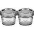 Ball Quilted Crystal Jelly Jars with Lids and Bands, 4-Ounce, Clear Online Sale