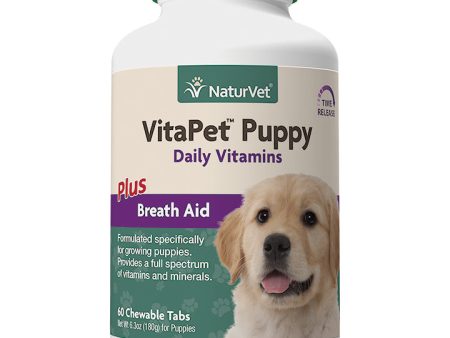 NaturVet VitaPet™ Puppy Daily Vitamins Chewable Tablets For Sale