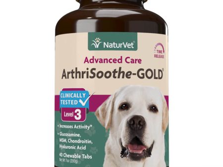 NaturVet ArthriSoothe-GOLD® Advanced Care Chewable Tablets Online Sale