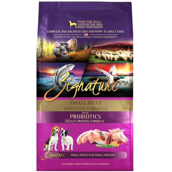 Zignature Small Bites Zssential Formula Dry Dog Food For Sale