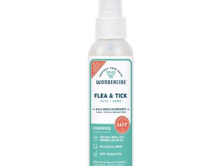 Wondercide Cedarwood Flea & Tick Spray for Pets + Home with Natural Essential Oils on Sale